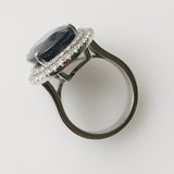 15.82ct Sapphire and Diamond Ring