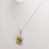 20.92ct Citrine Necklace with pendant