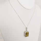 20.92ct Citrine Necklace with pendant