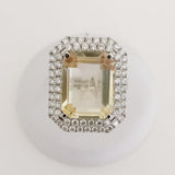 8.29ct Citrine Ring