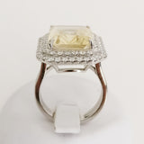 8.29ct Citrine Ring