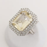 8.29ct Citrine Ring