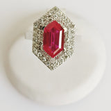 2.97ct Ruby and Diamond Ring