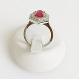 2.97ct Ruby and Diamond Ring