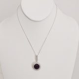 6.59ct Amethyst Necklace with pendant