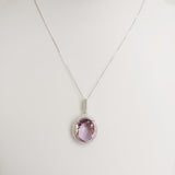 19.76ct Amethyst Necklace with pendant