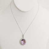 19.76ct Amethyst Necklace with pendant