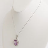 19.76ct Amethyst Necklace with pendant