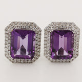 19.59ct Amethyst Earrings