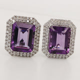 19.59ct Amethyst Earrings