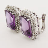 19.59ct Amethyst Earrings