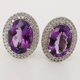 18.24ct Amethyst Earrings