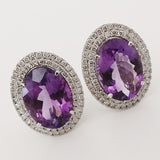 18.24ct Amethyst Earrings