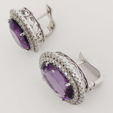 18.24ct Amethyst Earrings