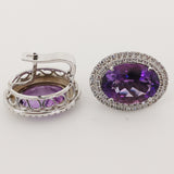 18.24ct Amethyst Earrings