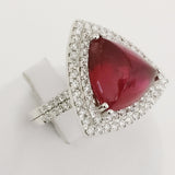 9.40ct Rubellite Ring