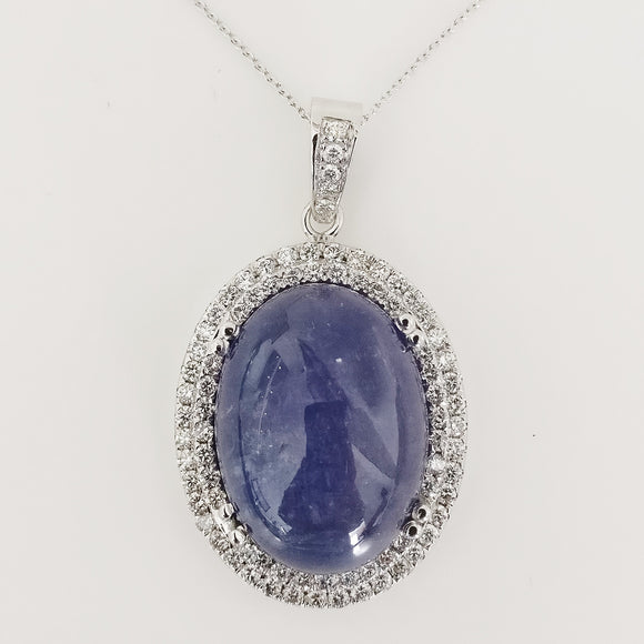 45.03ct Tanzanite Necklace with pendant