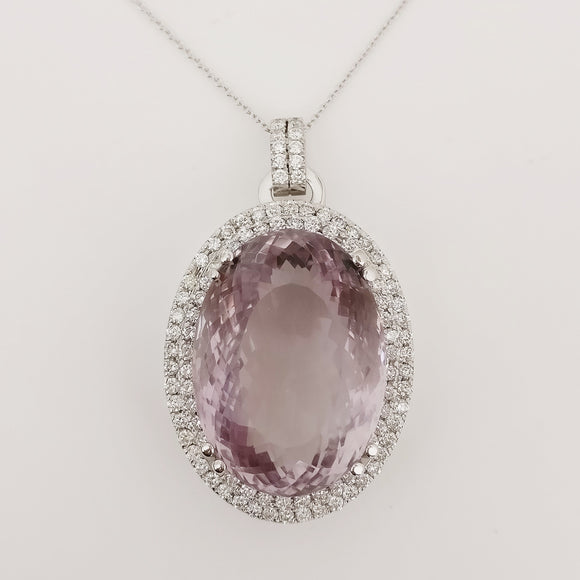 48.90ct Amethyst Necklace with pendant