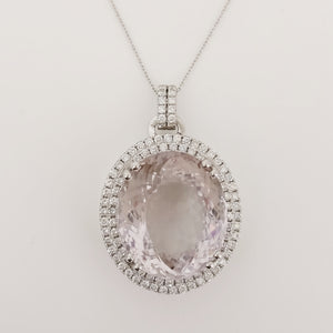 36.85ct Amethyst Necklace with pendant