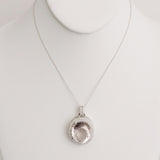 36.85ct Amethyst Necklace with pendant