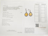 15.13ct Citrine and Diamond Earrings