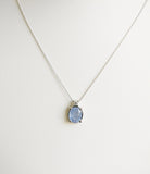 4.50ct Sapphire and Diamond Necklace with Pendant