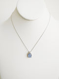 4.50ct Sapphire and Diamond Necklace with Pendant