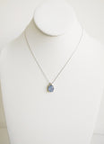 4.50ct Sapphire and Diamond Necklace with Pendant