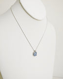 4.50ct Sapphire and Diamond Necklace with Pendant