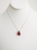 10.77ct Ruby Necklace with Pendant