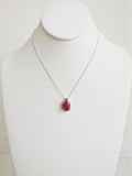 10.77ct Ruby Necklace with Pendant