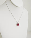 10.77ct Ruby Necklace with Pendant