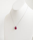 10.77ct Ruby Necklace with Pendant