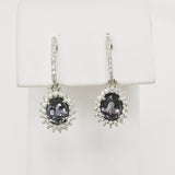 2.31ct Spinel and Diamond Earrings