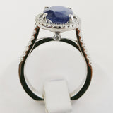 5.25ct Sapphire and Diamond Ring