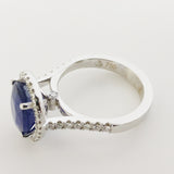 5.25ct Sapphire and Diamond Ring