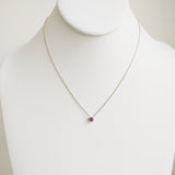 0.42ct Sapphire Necklace with Pendant