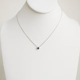 0.55ct Sapphire Necklace with Pendant