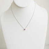 0.50ct Sapphire Necklace with Pendant