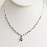 1.26ct Tanzanite Necklace with Pendant