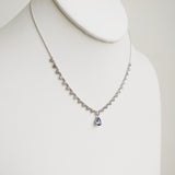 1.26ct Tanzanite Necklace with Pendant