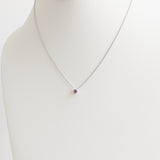 0.26ct Sapphire Necklace with Pendant