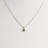 0.22ct Sapphire Necklace with Pendant