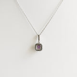 0.74ct Sapphire and Diamond Necklace with Pendant