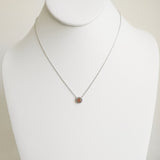 0.38ct Sapphire and Diamond Necklace with Pendant