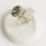 1.16ct Sapphire and Diamond Ring