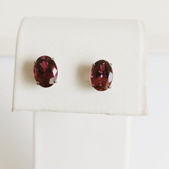 2.77ct Rubellite Earrings