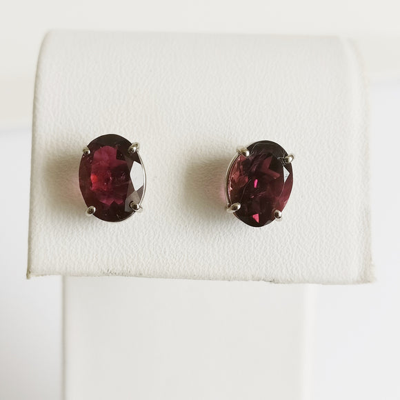 3.41ct Rubellite Earrings