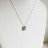 1.52ct Tanzanite and Diamond Necklace with Pendant