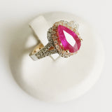 2.13ct Ruby and Diamond Ring